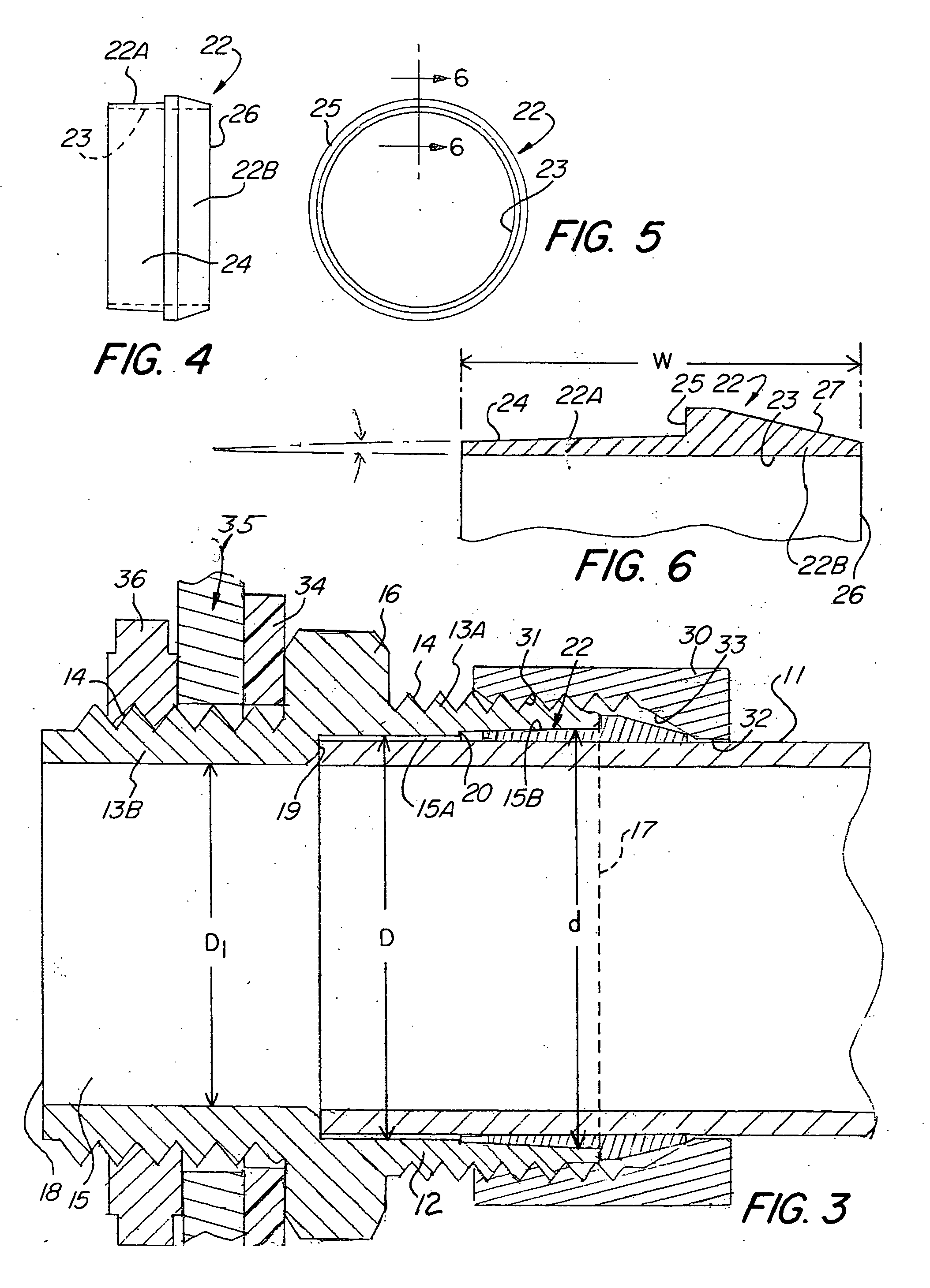 Electrical connection assembly with unitary sealing and compression ring