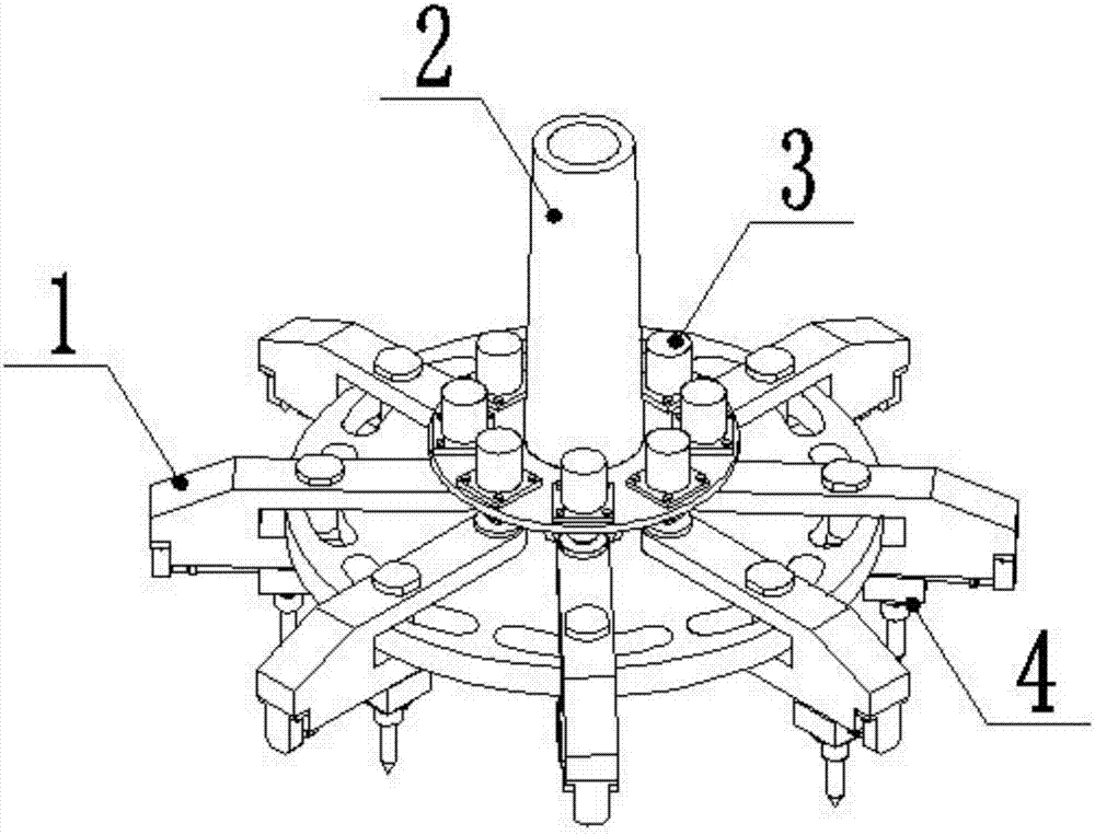 Multi-axis drilling method of PCD holes of aluminum alloy hub