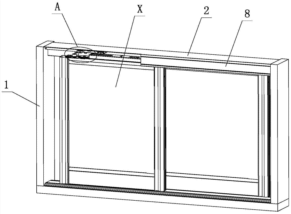 Adjustment and positioning mechanism of furniture side sliding door