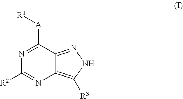 Substituted pyrazolo{4,3-D}pyrimidines as kinase inhibitors