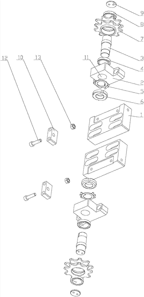 Speed chain tensioning mechanism