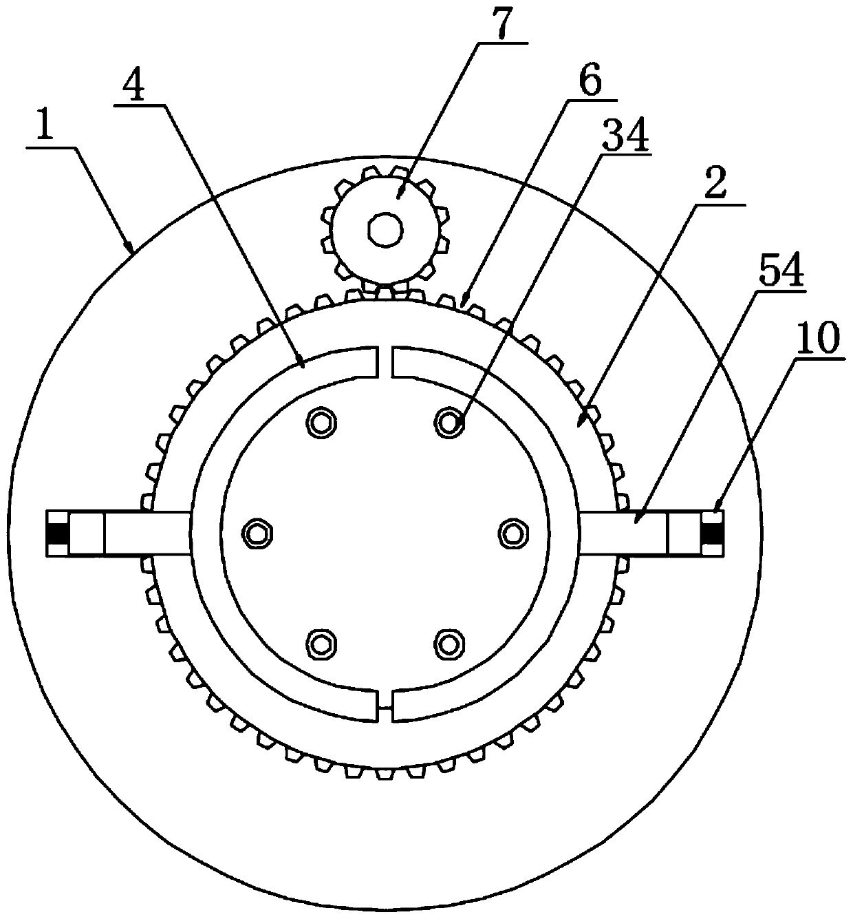 Spherical surface grinding device for ball valve cores