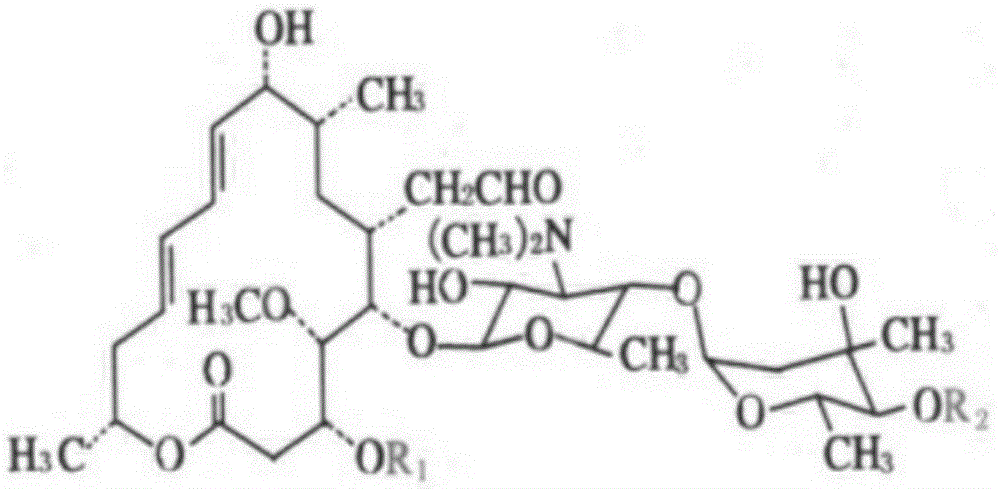 Clean kitasamycin extraction process