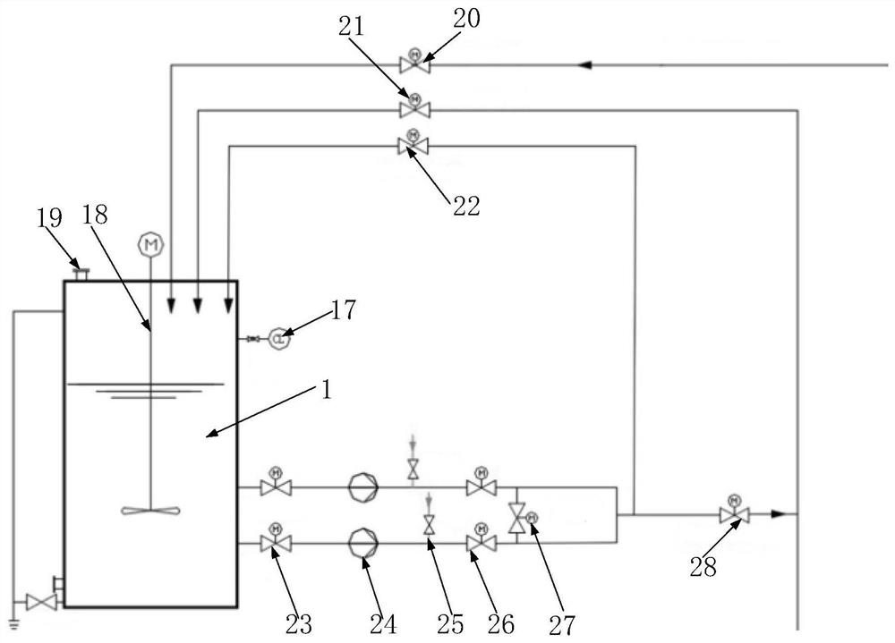 Wet desulphurization accident slurry system