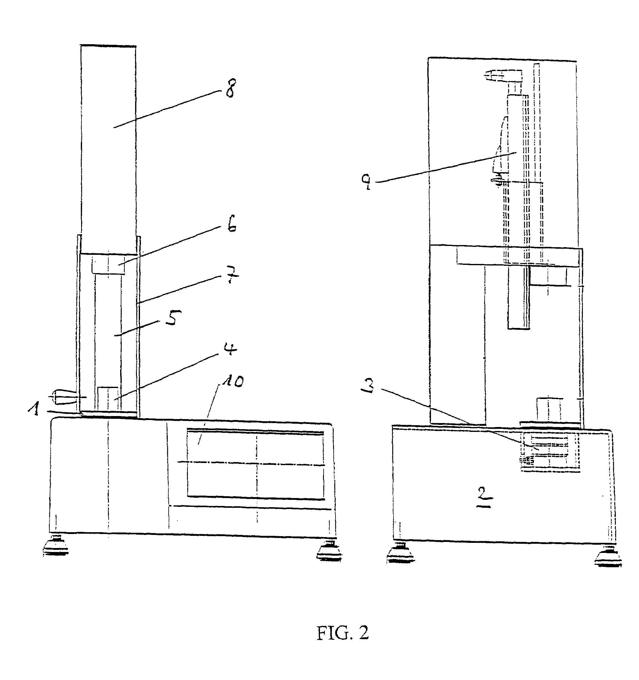 Method and device for measuring plasticity of materials such as ceramic raw materials and masses