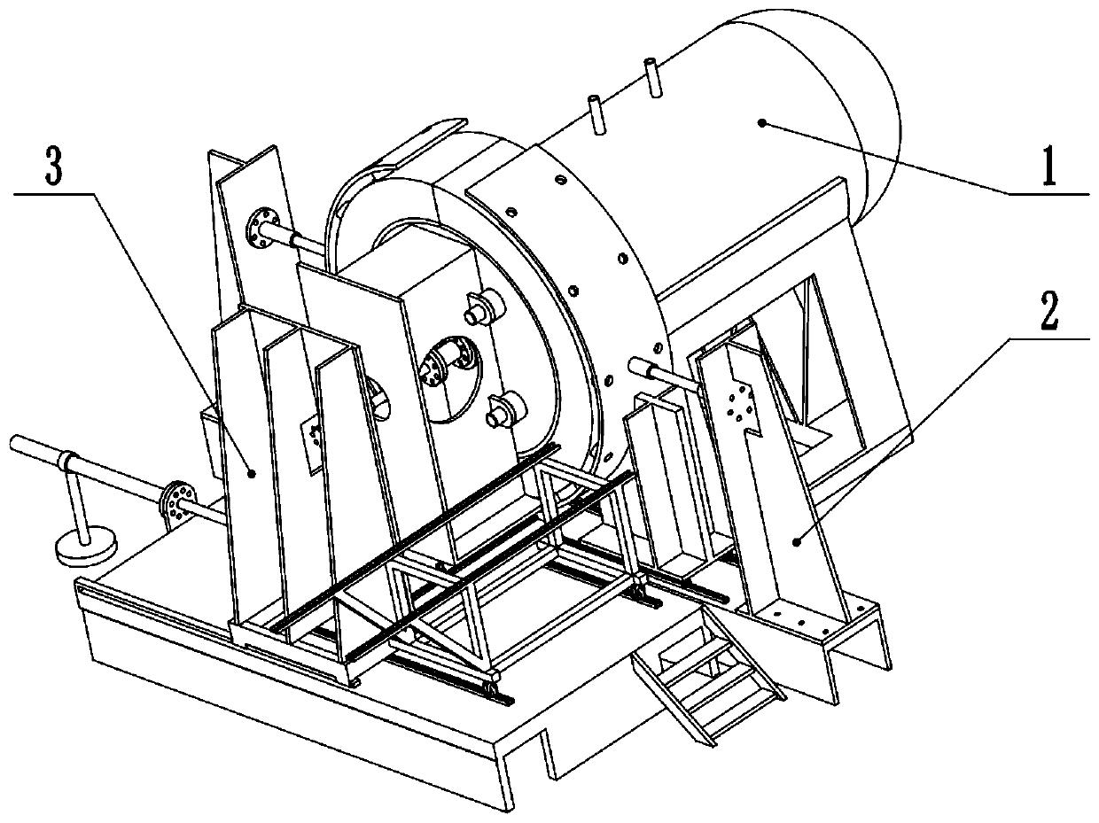 Full-automatic opening and closing horizontal supercritical fluid foaming equipment