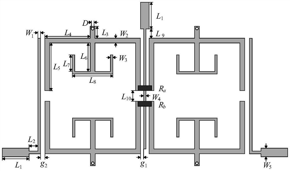 A Three-pass Band Power Divider Filter Based on Multimode Fork Resonator