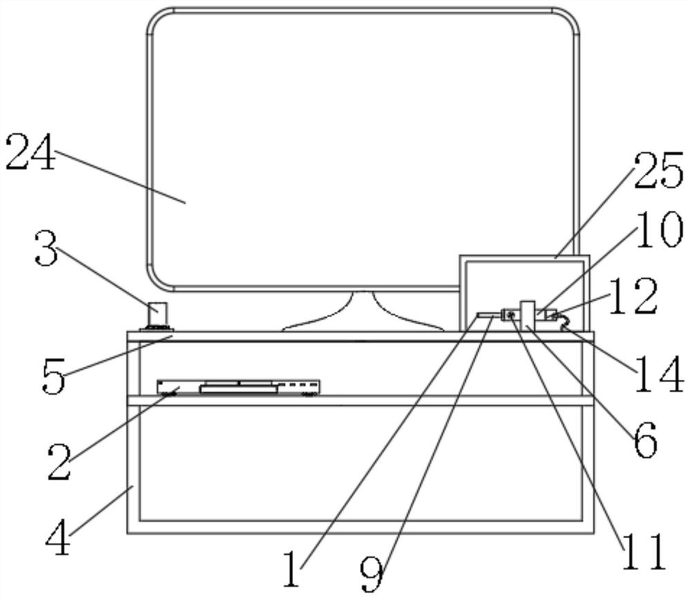 Pelvic cavity mirror for surgical operation