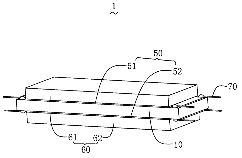 Magnetoelectric composite structure and fabrication method thereof
