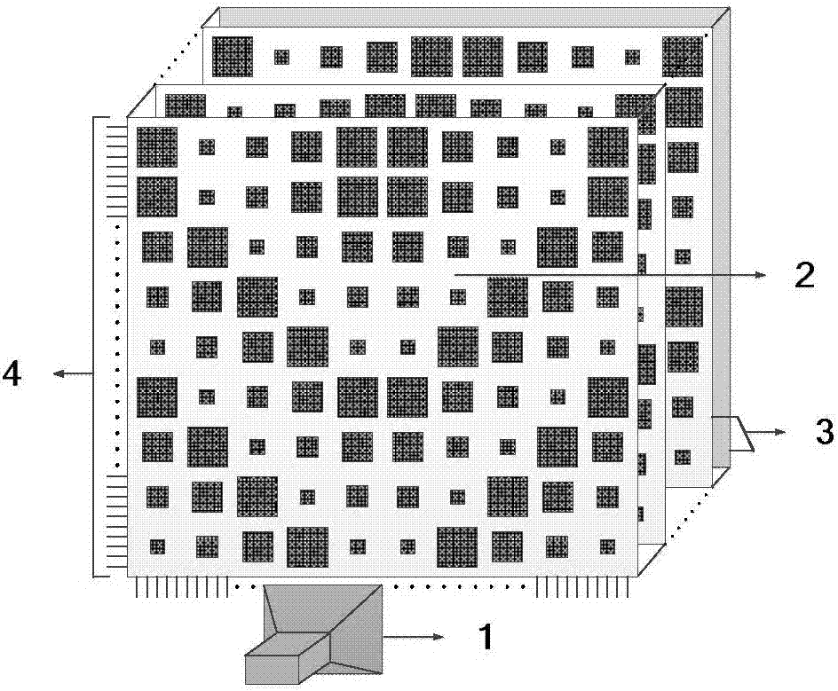 Dynamic multi-frequency multi-beam spatial arbitrary scanning reflection array