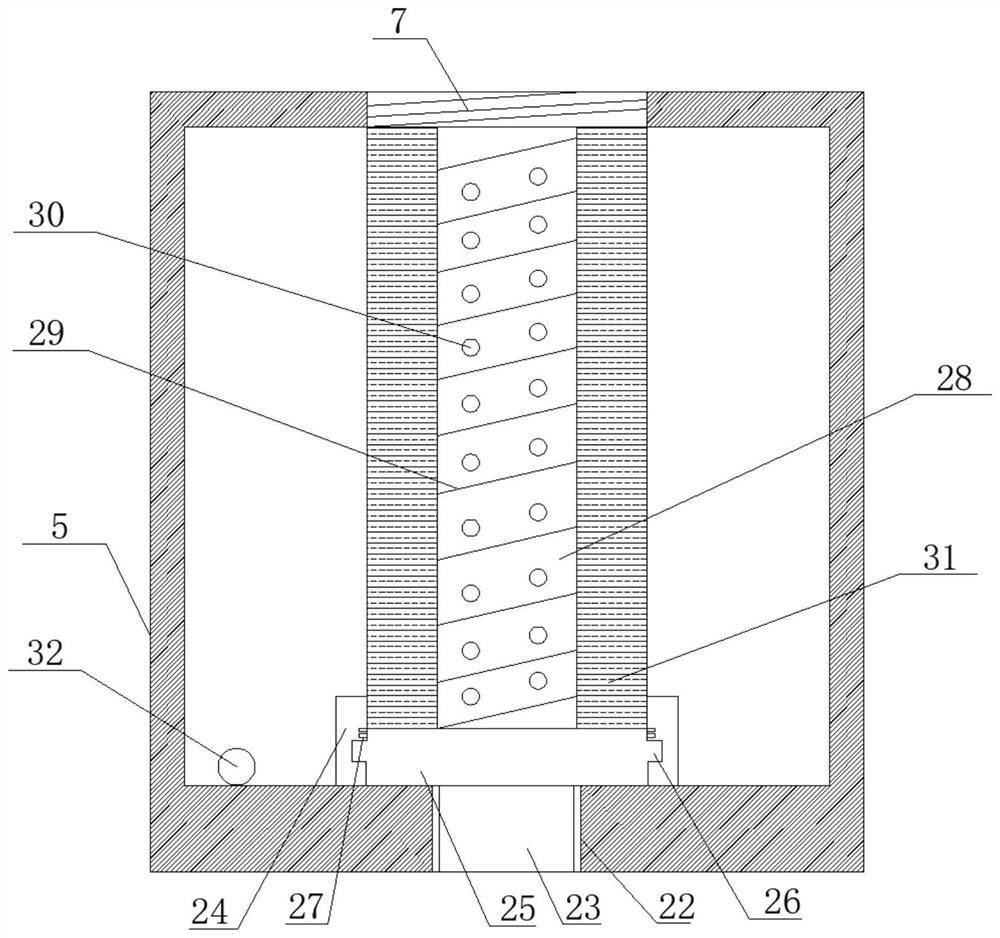 Rotatable filter element connecting base