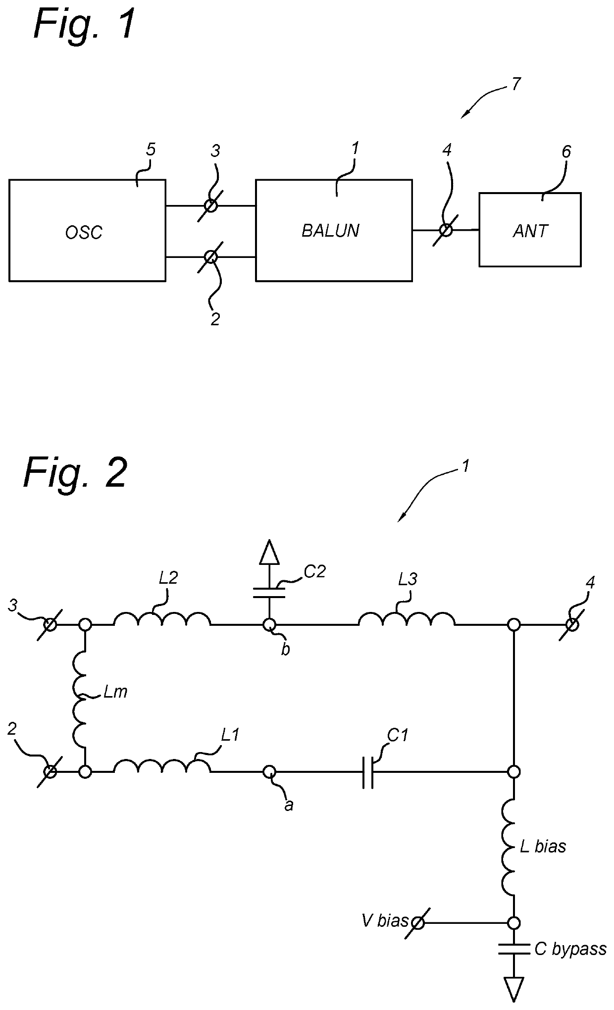 Balun circuit arrangement