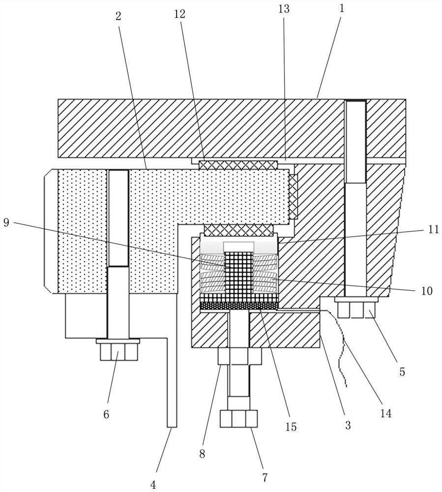 Monitoring device of yaw braking device of wind generating set