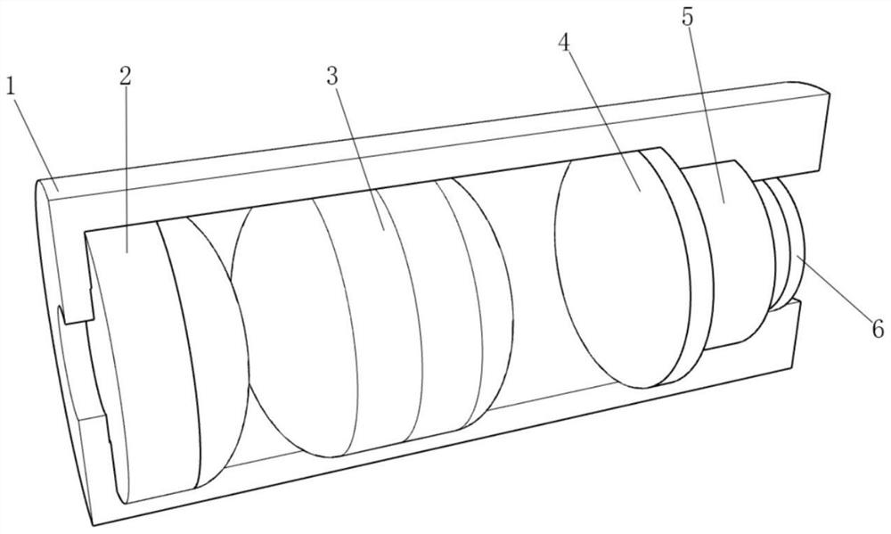 Large-view-field laparoscope lens and use method