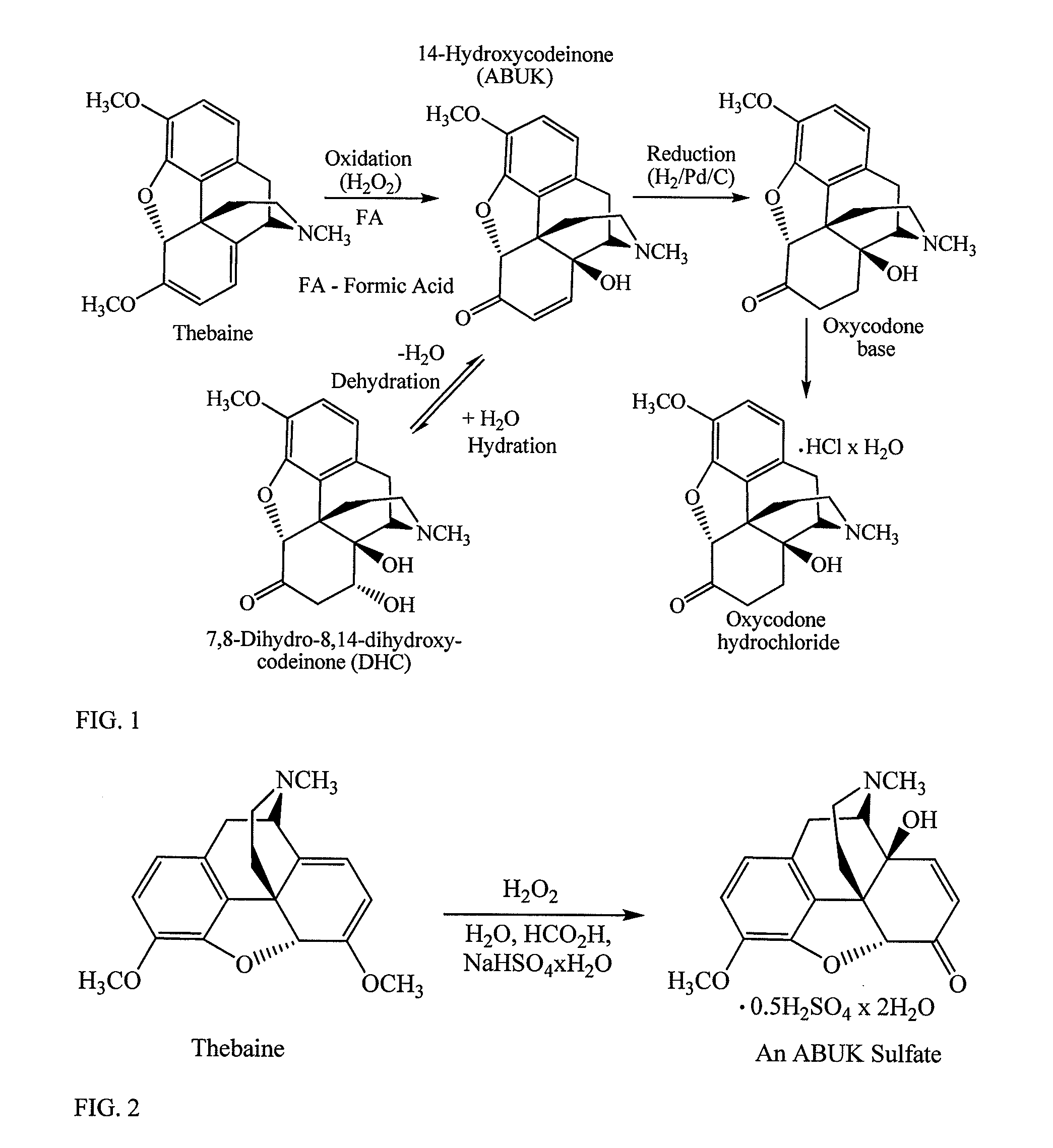 Conversion of oxycodone base to oxycodone hydrochloride