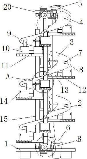 An intelligent raising device for bamboo rats in animal husbandry