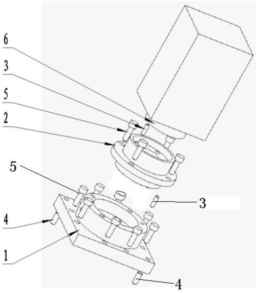 Accompanying clamping device of electromechanical actuator shell