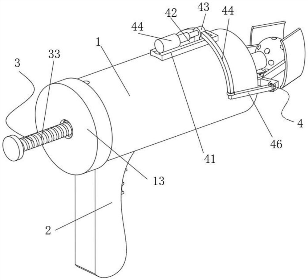 Drenching and feeding structure for animal husbandry and veterinary medicine