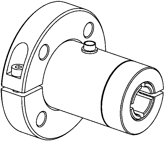 A flexible film tension detection roller