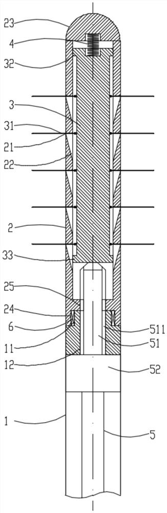 Prostate coagulated tissue digging tool for prostate digging operation