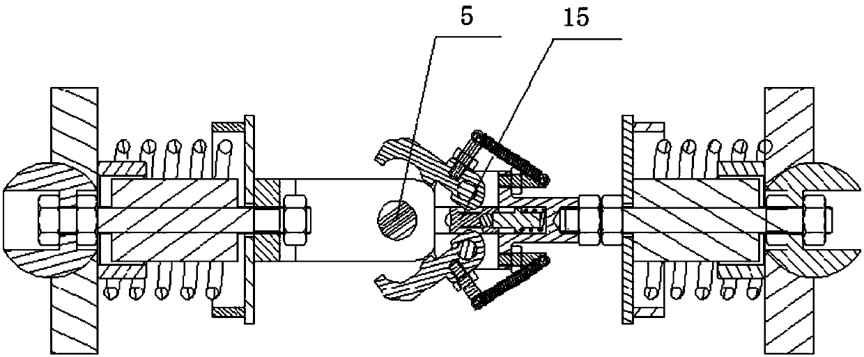 A rail vehicle automatic coupling device