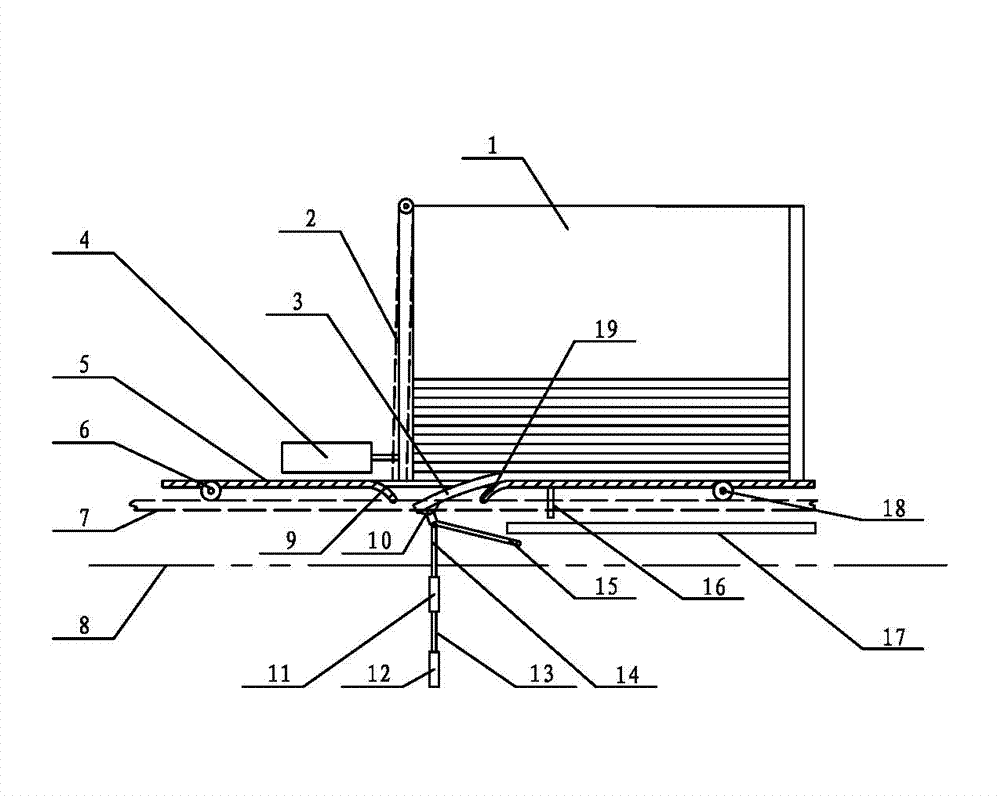 Method and device for separately taking out carton for packaging ceramic tiles