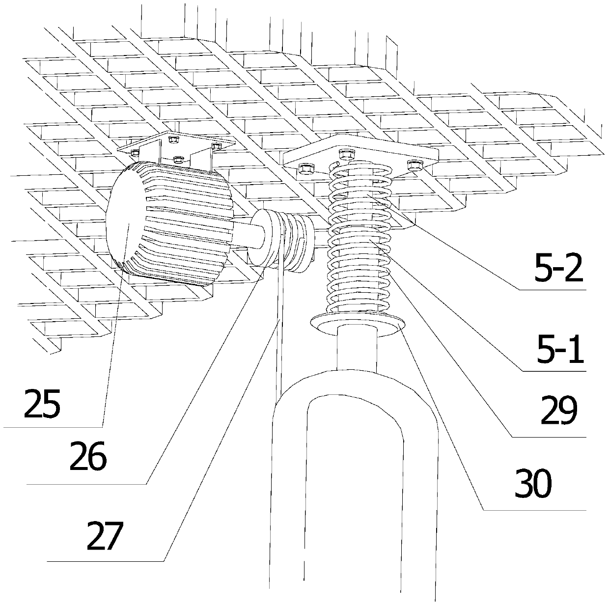 A hot air treatment device for citrus huanglongbing and its application method
