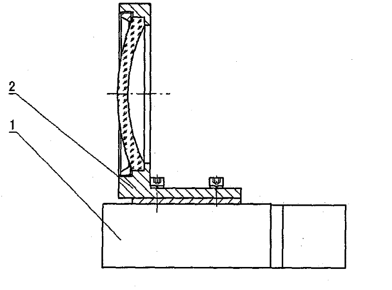 Focusing device in long-focus and heavy-caliber optical system