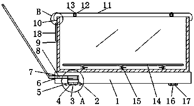 Logistics sorting box capable of being marked conveniently