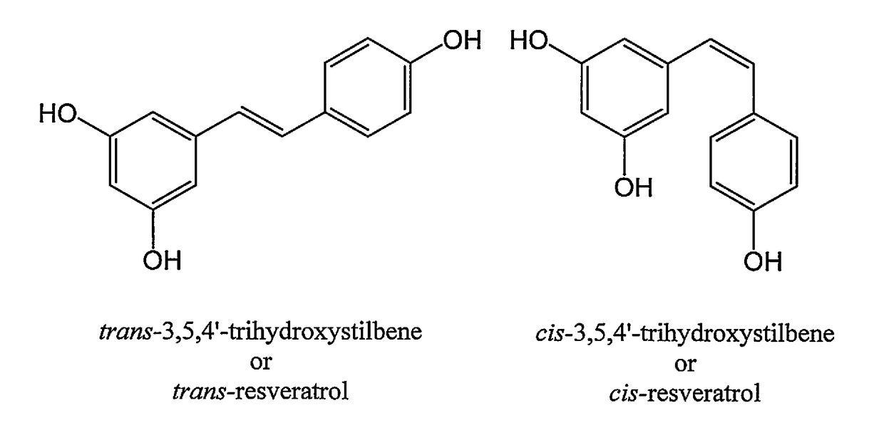 Roasted coffee with resveratrol