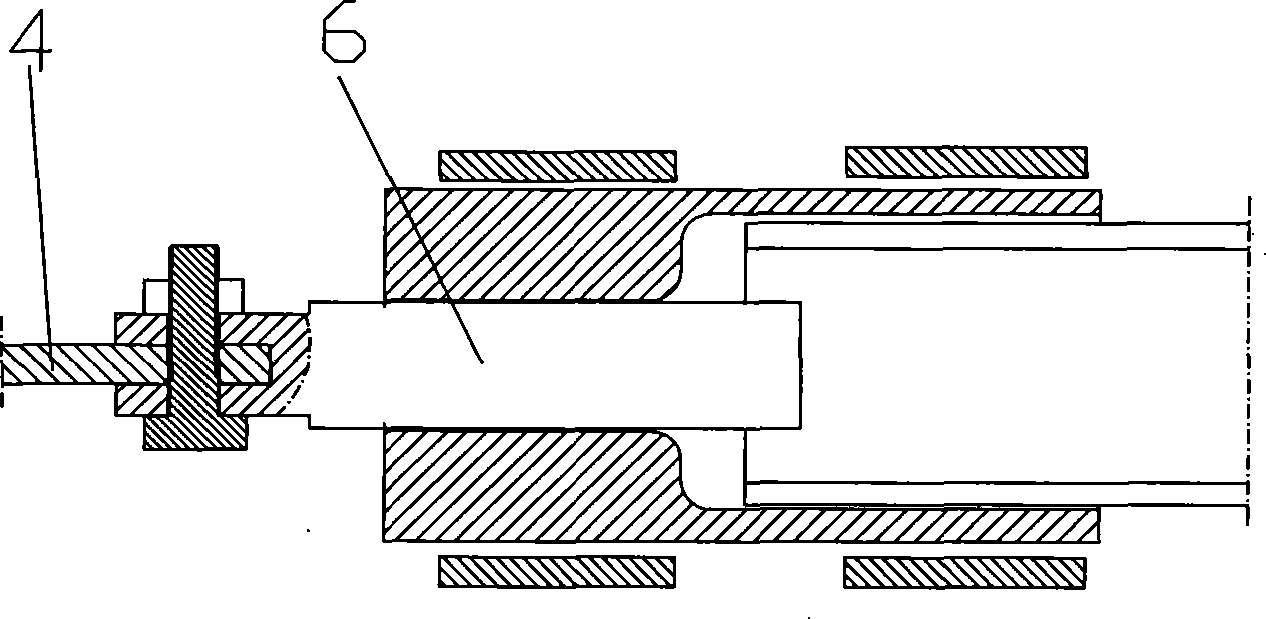 Connecting mechanism for improving tube-and-coupler scaffold