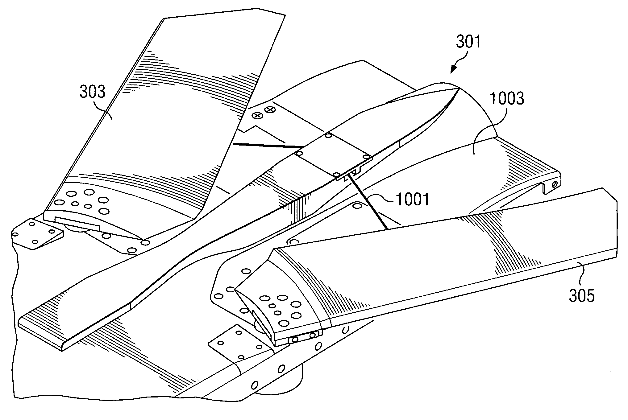 Apparatus and method for restraining and deploying an airfoil