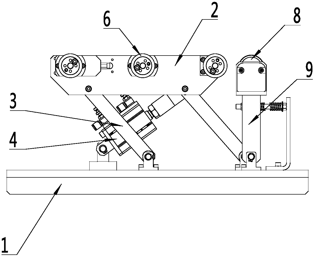 Tray perpendicular transferring mechanism