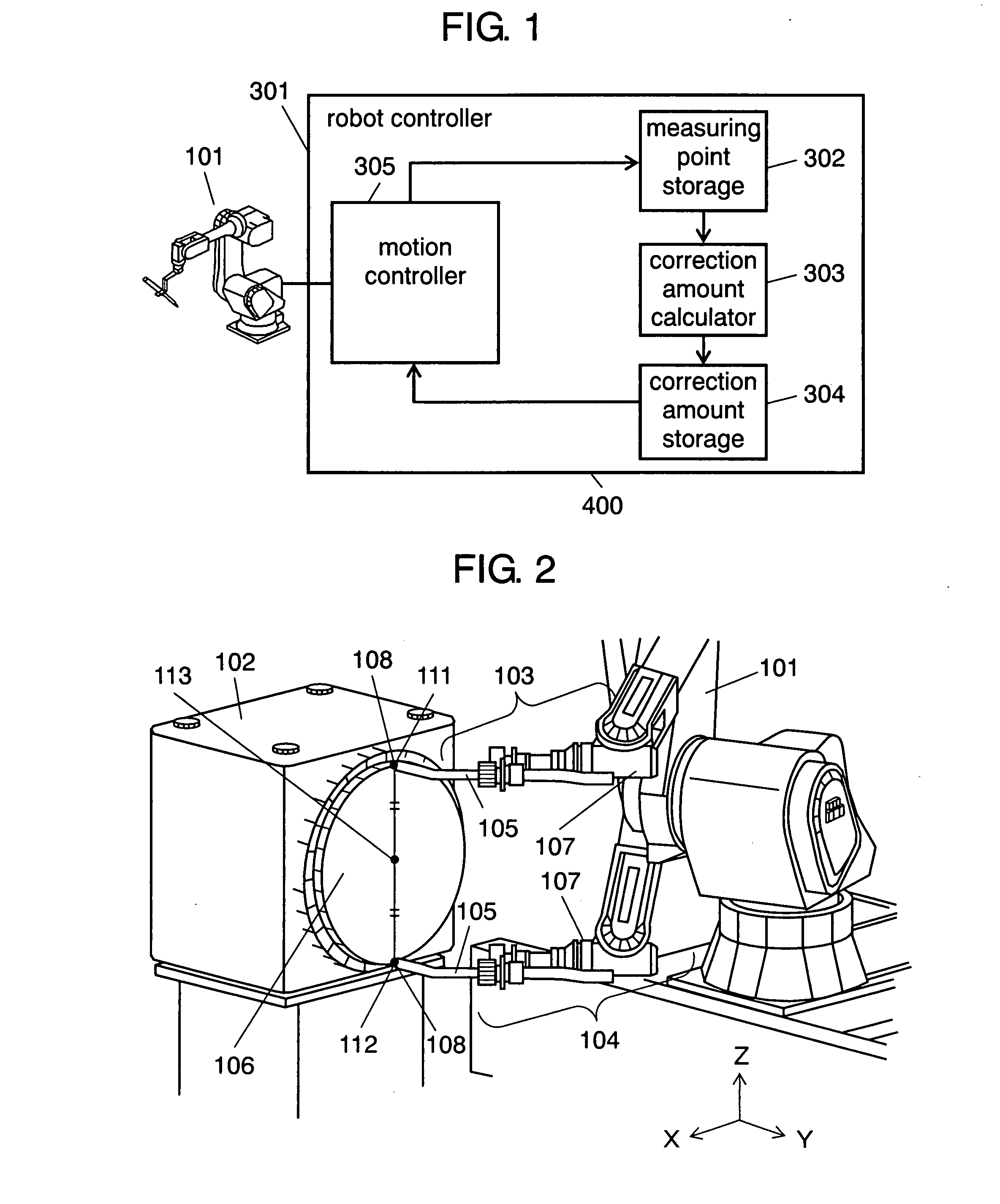 Method For Calculating Rotation Center Point And Axis Of Rotation, Method For Generating Program, Method For Moving Manipulator And Positioning Device, And Robotic System