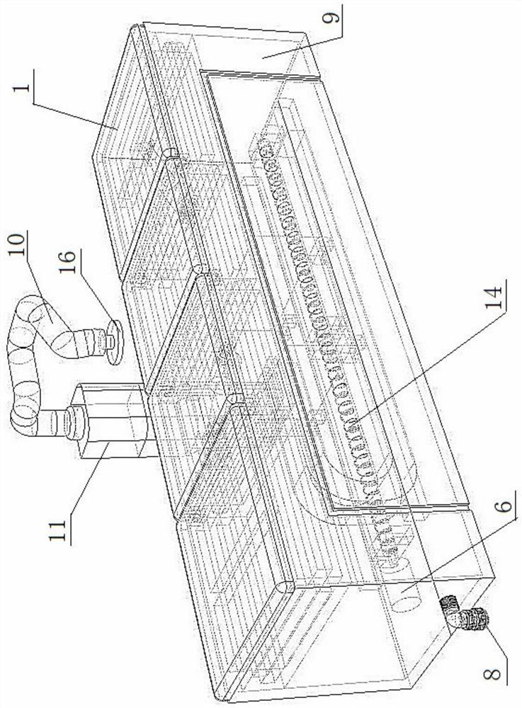 Motion radiation center heat gathering type thermal therapy device