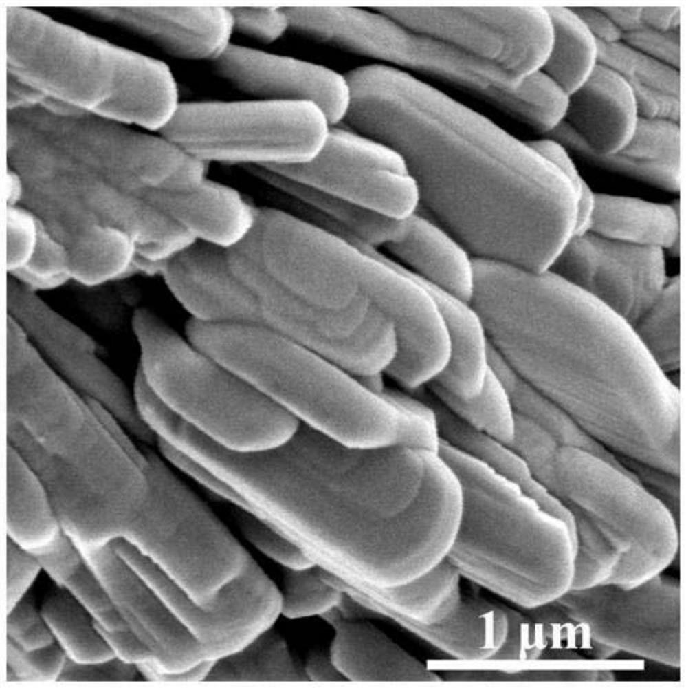 a kind of moo  <sub>3</sub> Preparation method and application of self-assembled hexagonal prism structure