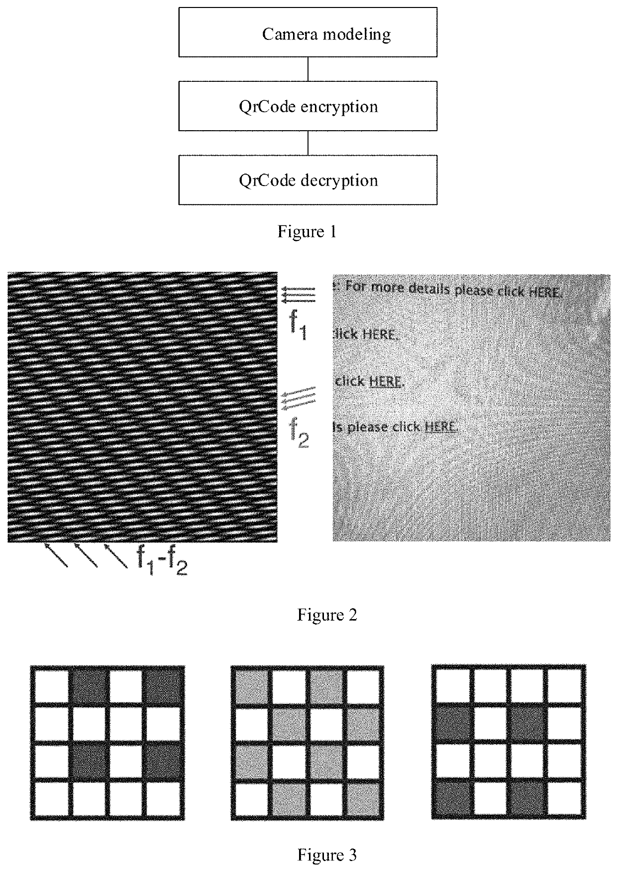 Secure QR code using nonlinearity of spatial frequency in light