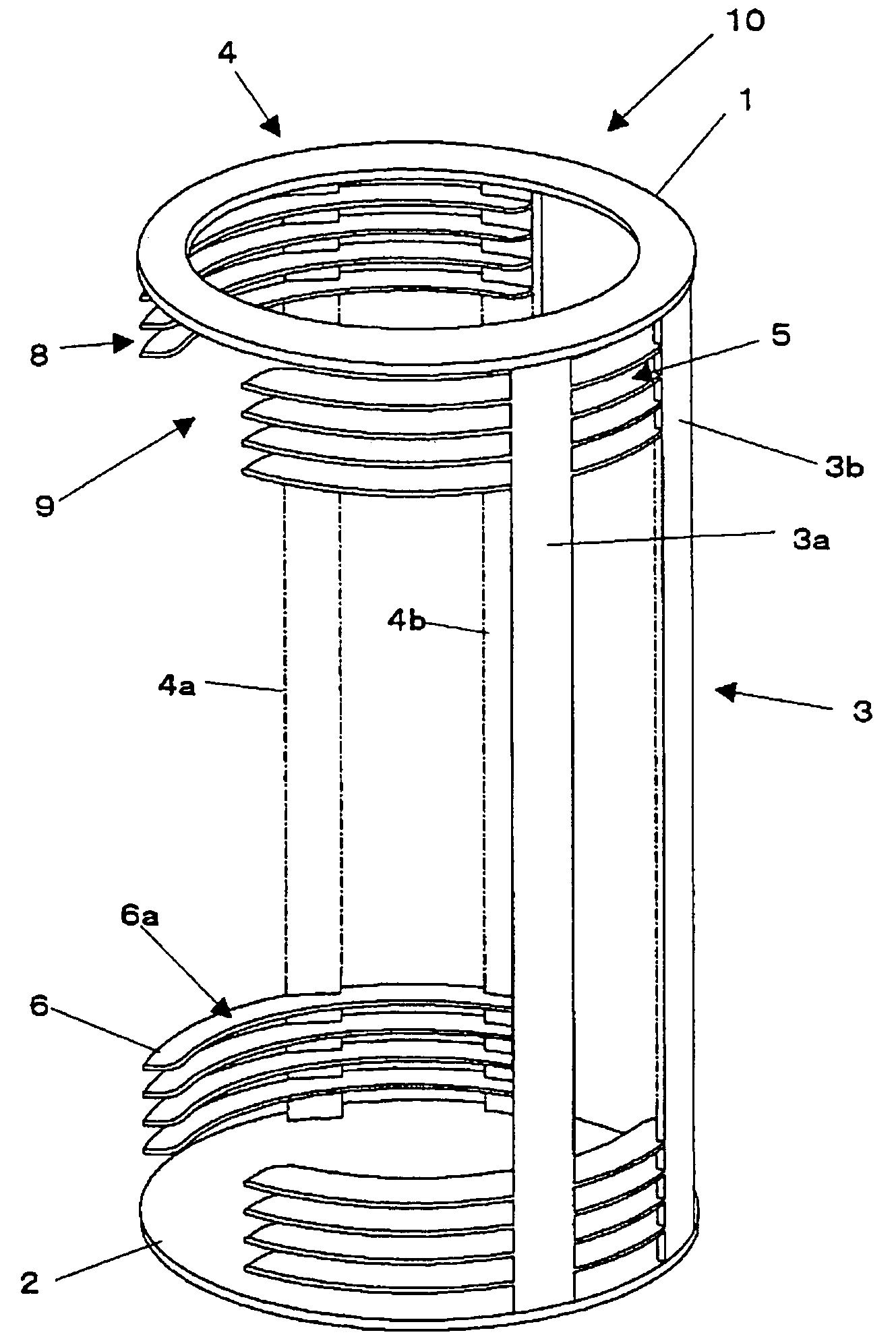 Vertical boat for heat treatment and method for producing the same