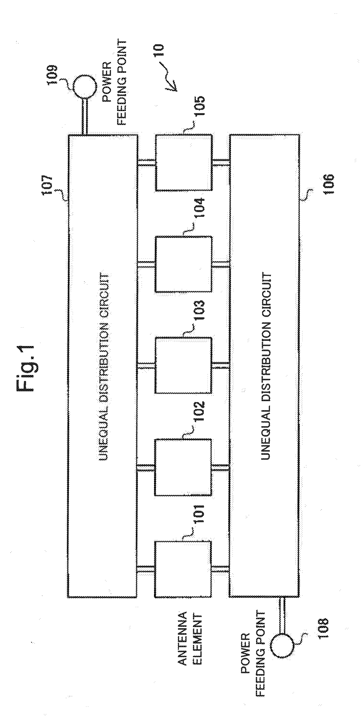 Patch array antenna, directivity control method therefor and wireless device  using patch array antenna
