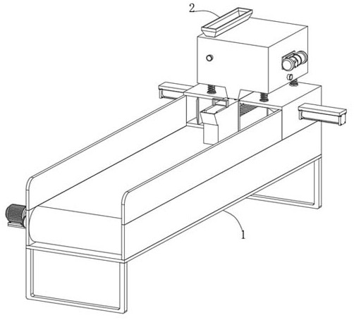 Fiberboard paving and forming device