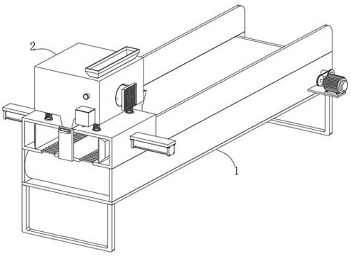 Fiberboard paving and forming device