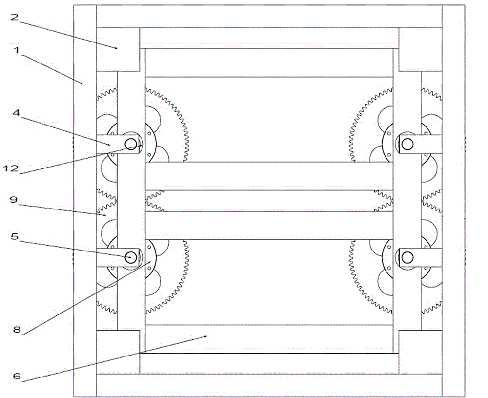 Reinforcing mesh dropping device