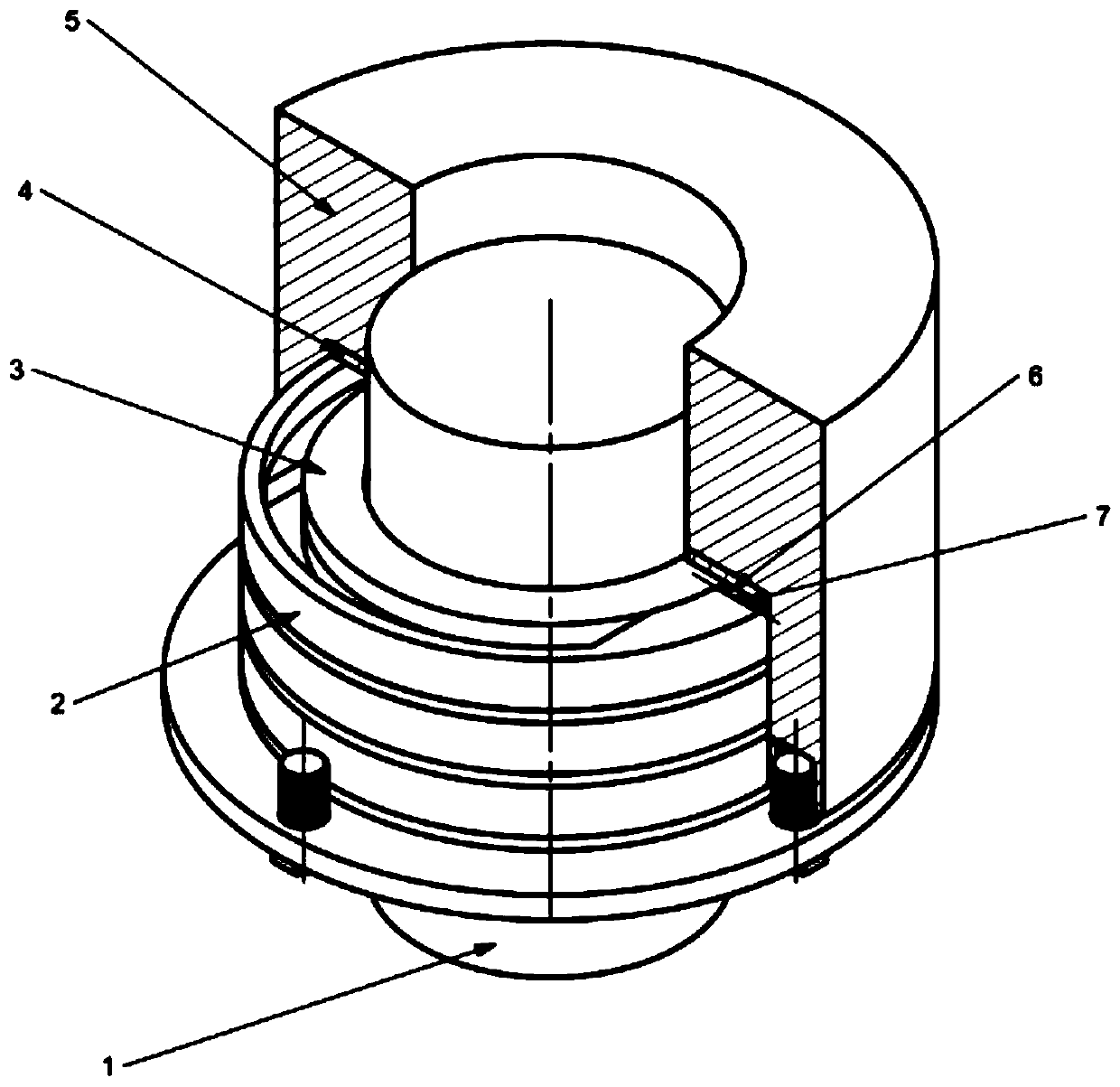 Self-healing closed type piston ring mechanism