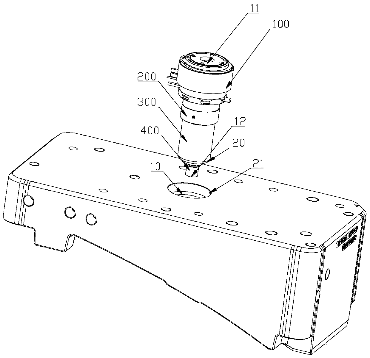 Injection molding mold assembly convenient to disassemble and assemble