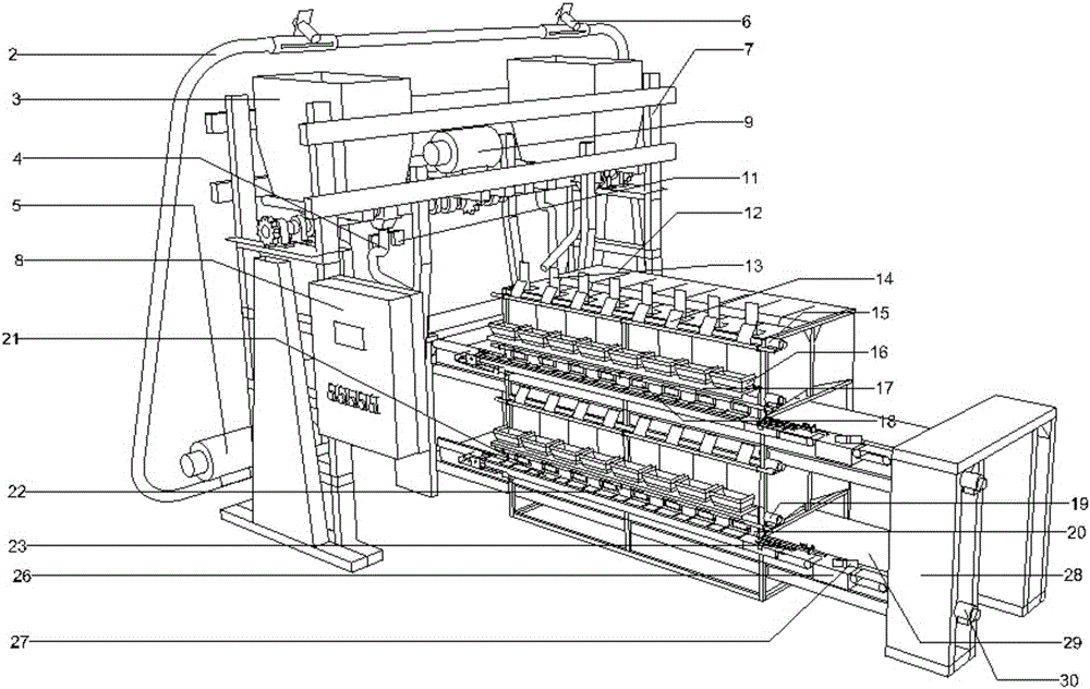 Single-cage pure-line laying hen breeding information acquisition and marking automation system
