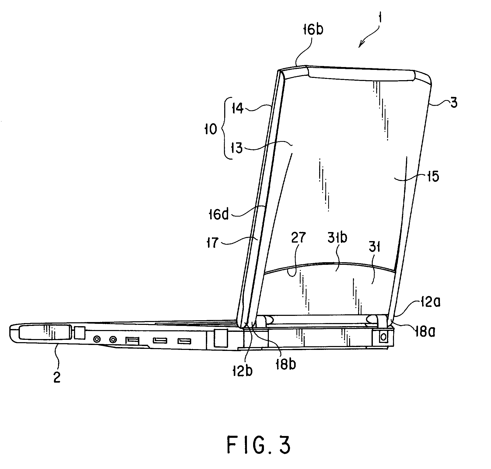 Housing for electronic apparatus having outer wall formed by injection molding