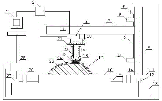 Ball type laser transmission welding clamping device