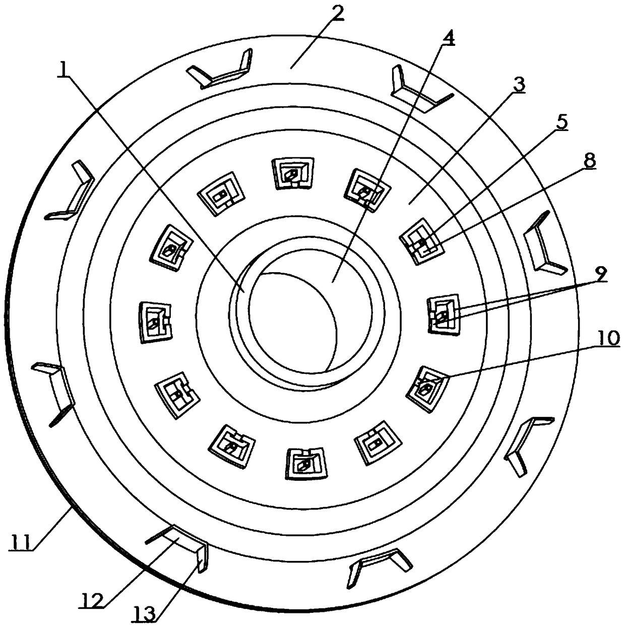 Expandable protective cover with arc positioning terminal