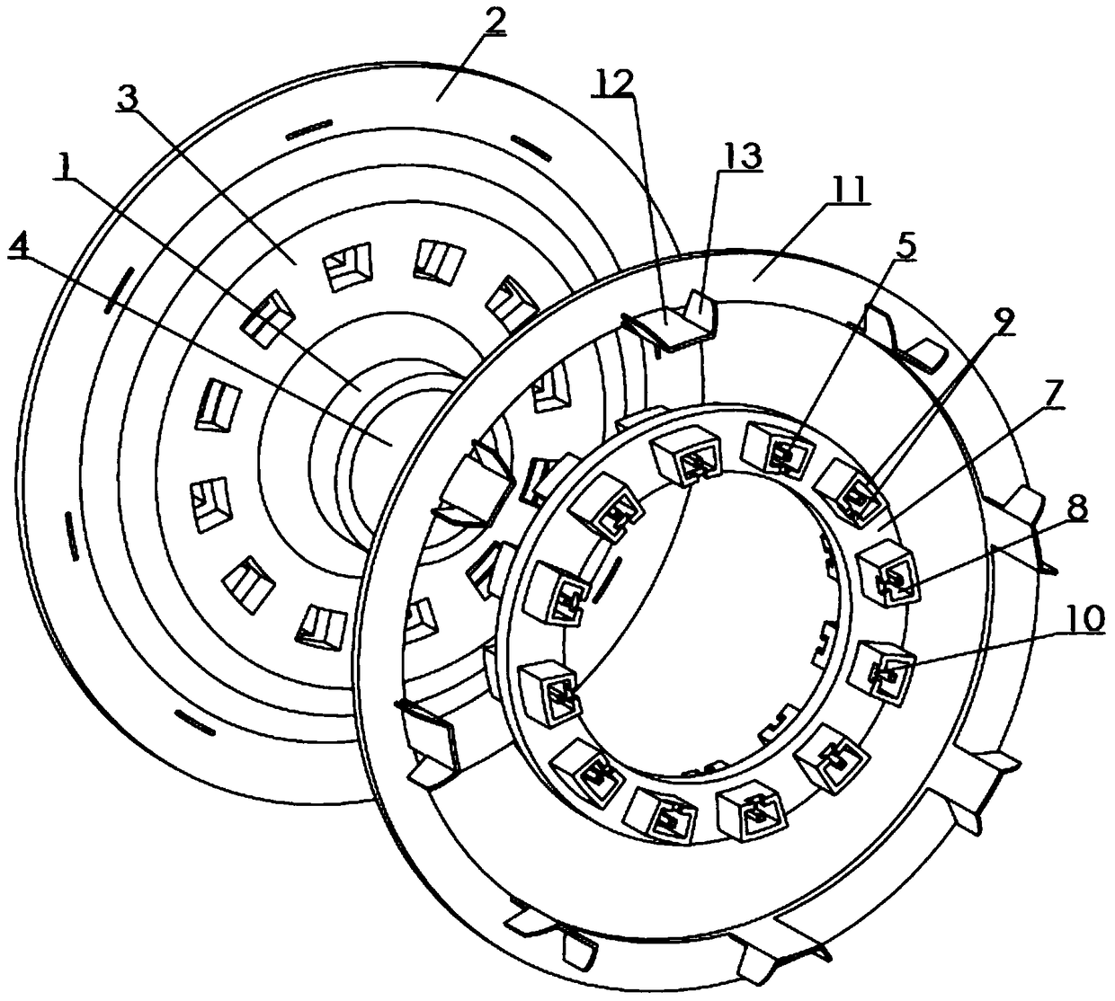 Expandable protective cover with arc positioning terminal