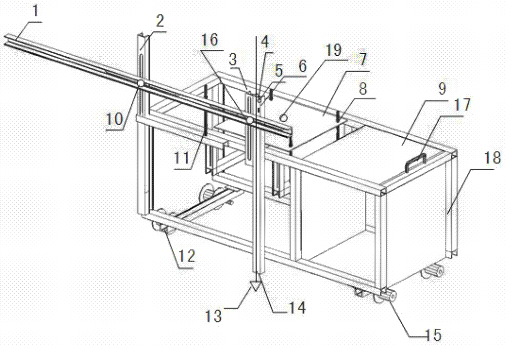 A measuring device and control method related to an evacuation platform in a subway tunnel